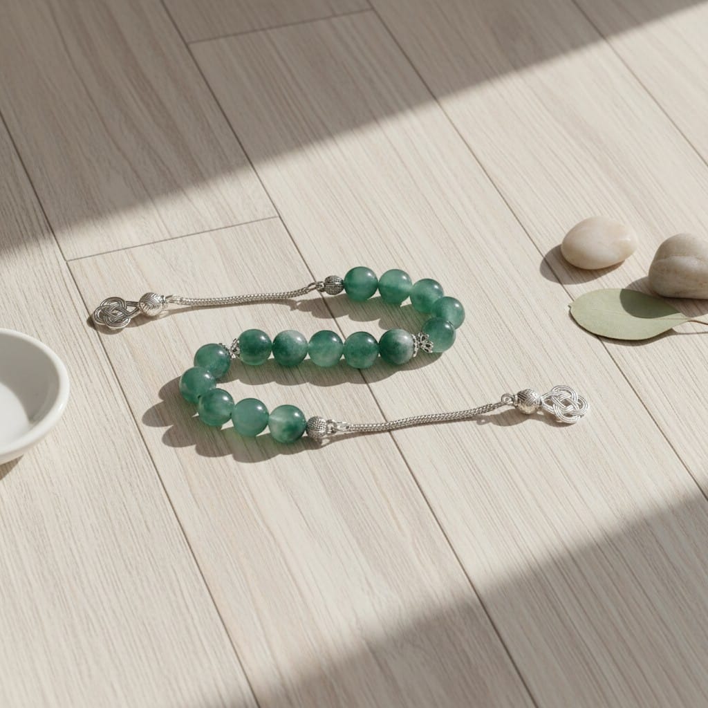 Chapelet Musulman Pierre Jade Naturelle | SalatNoor