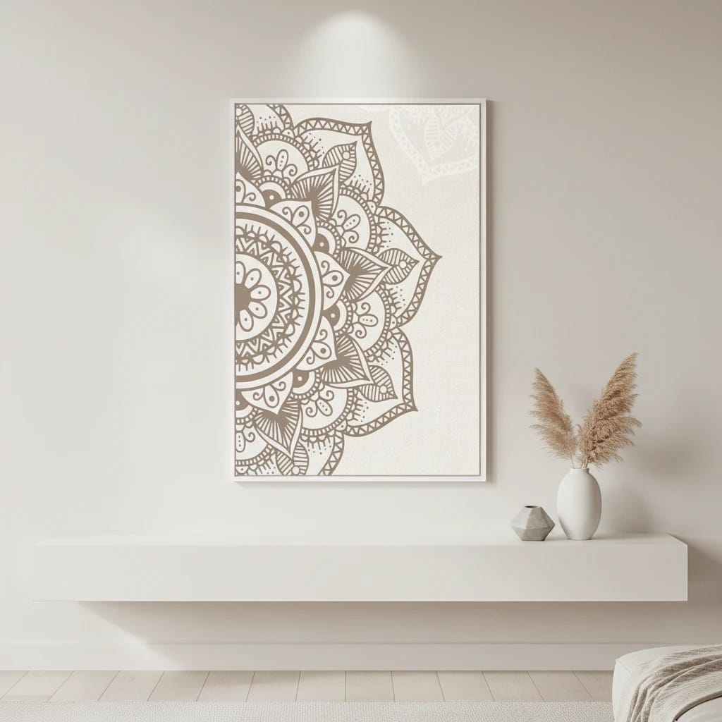 Tableau Islamique Fleurs Porte Marocaine | SalatNoor