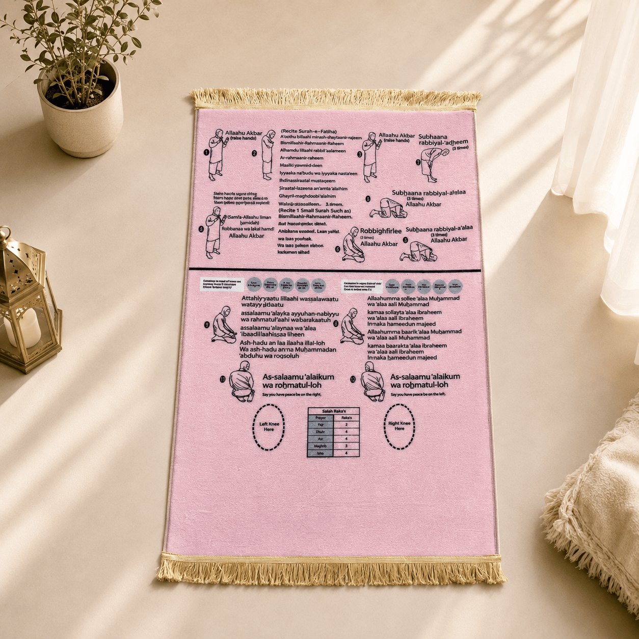Tapis de Prière Enfant Éducatif Bilingue | SalatNoor