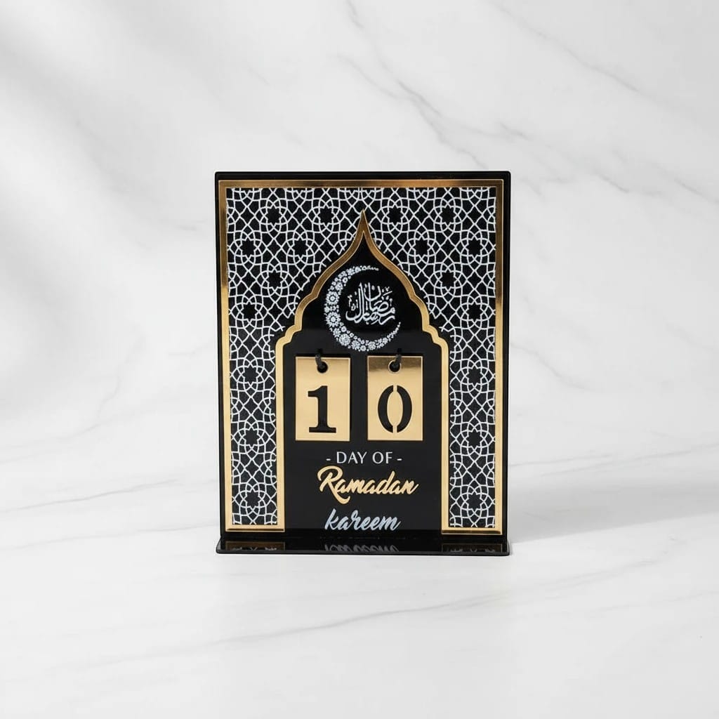 Calendrier Ramadan Ornement Table | SalatNoor
