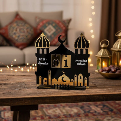 Calendrier Ramadan Ornement Table | SalatNoor