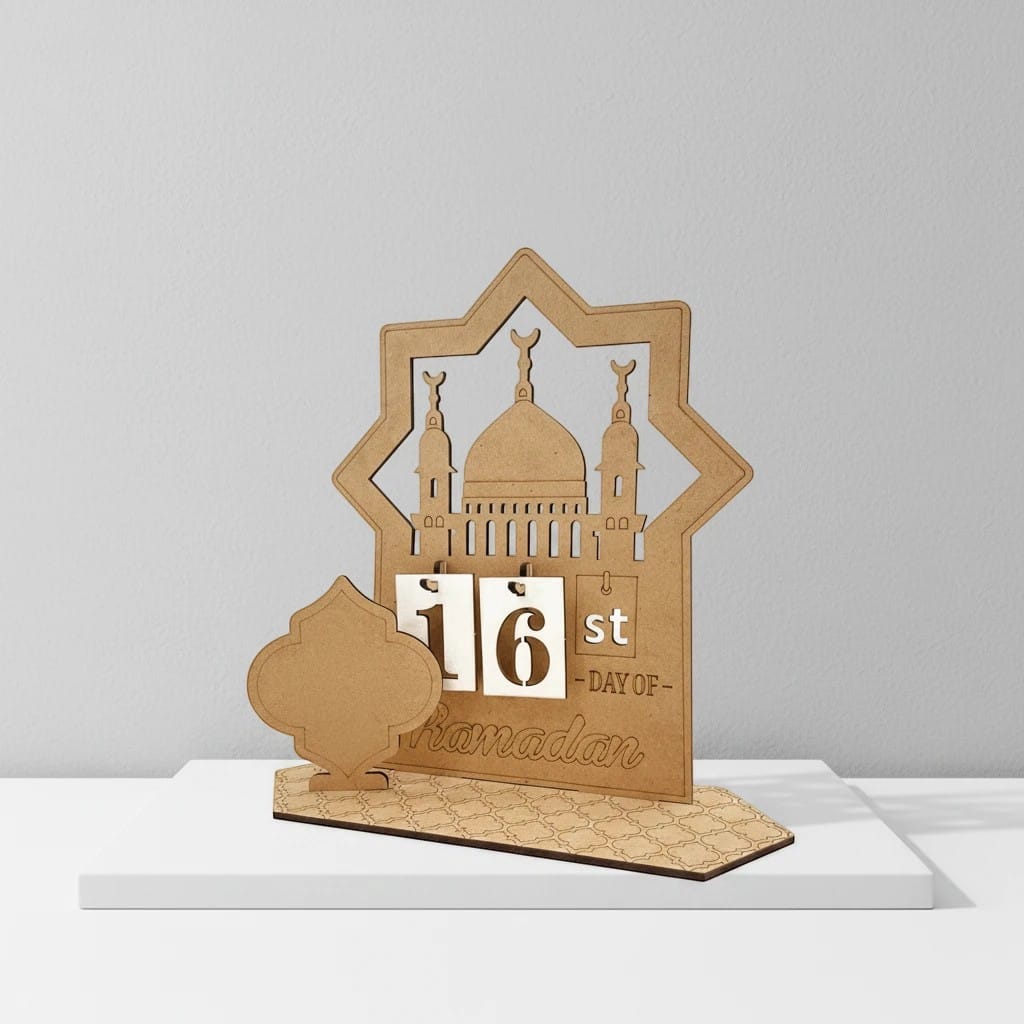 Calendrier Ramadan Ornement Table | SalatNoor