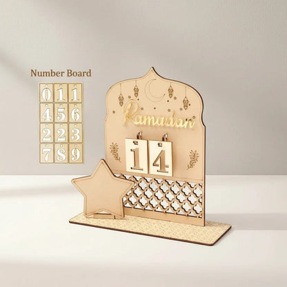 Calendrier Ramadan Ornement Table | SalatNoor