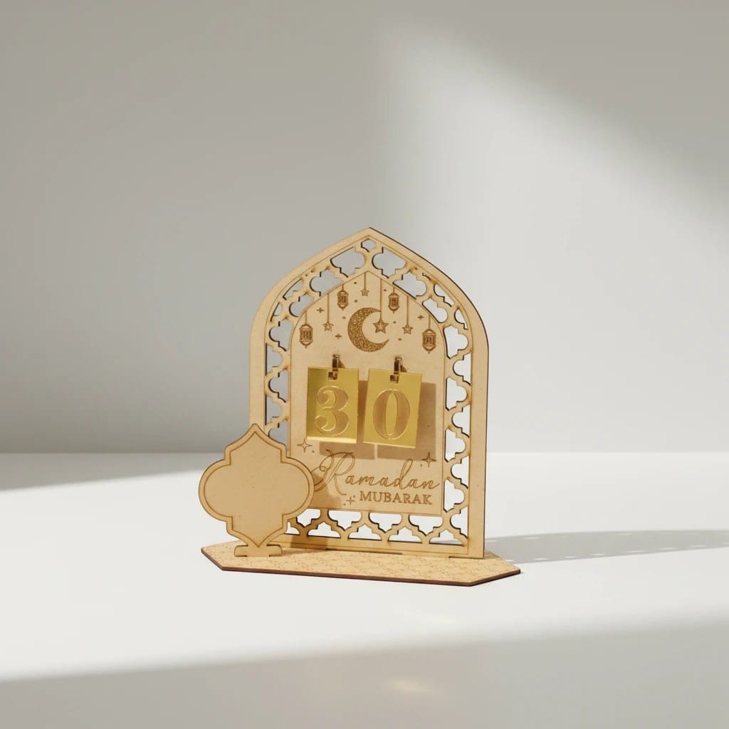 Calendrier Ramadan Ornement Table | SalatNoor