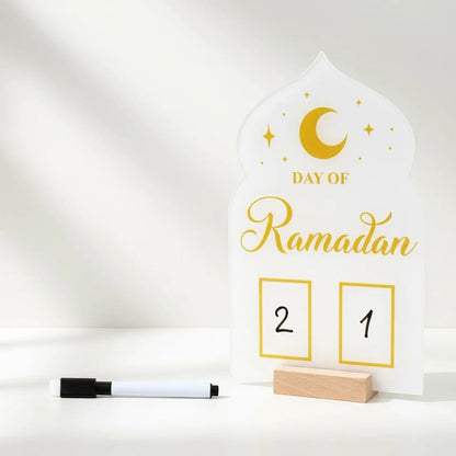 Calendrier Ramadan Ornement Table | SalatNoor
