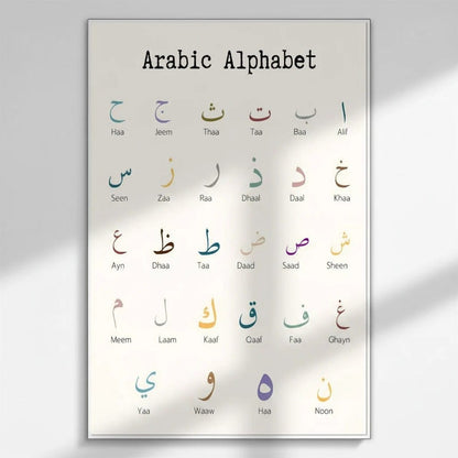 Calligraphie Islamique Alphabet Arabe | SalatNoor