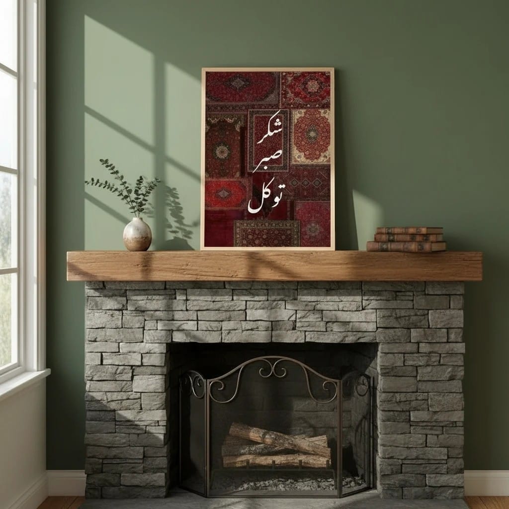Calligraphie Islamique Poster Décoratif - Sabr | SalatNoor