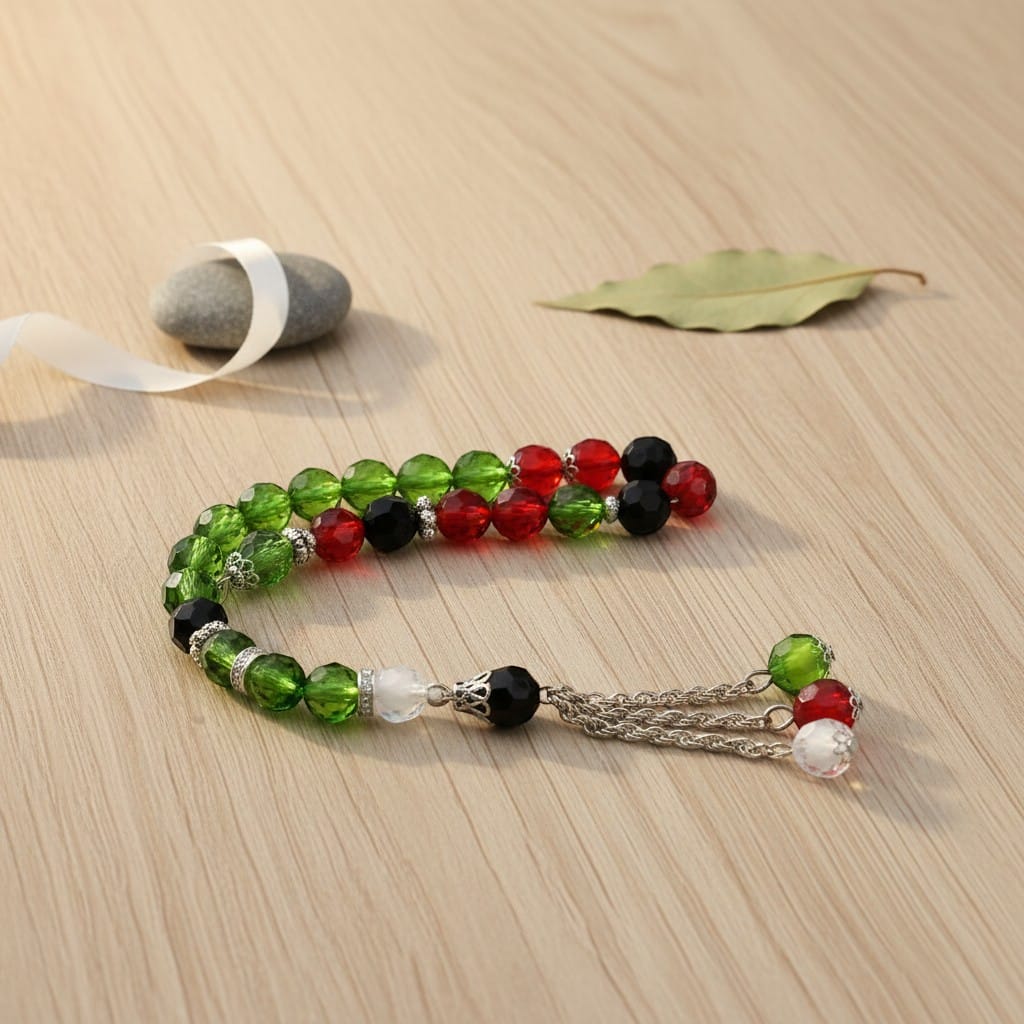 Chapelet Bracelet Musulman Couleur Palestine | SalatNoor
