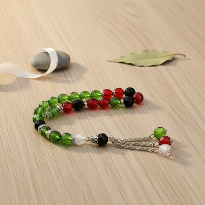 Chapelet Bracelet Musulman Couleur Palestine | SalatNoor