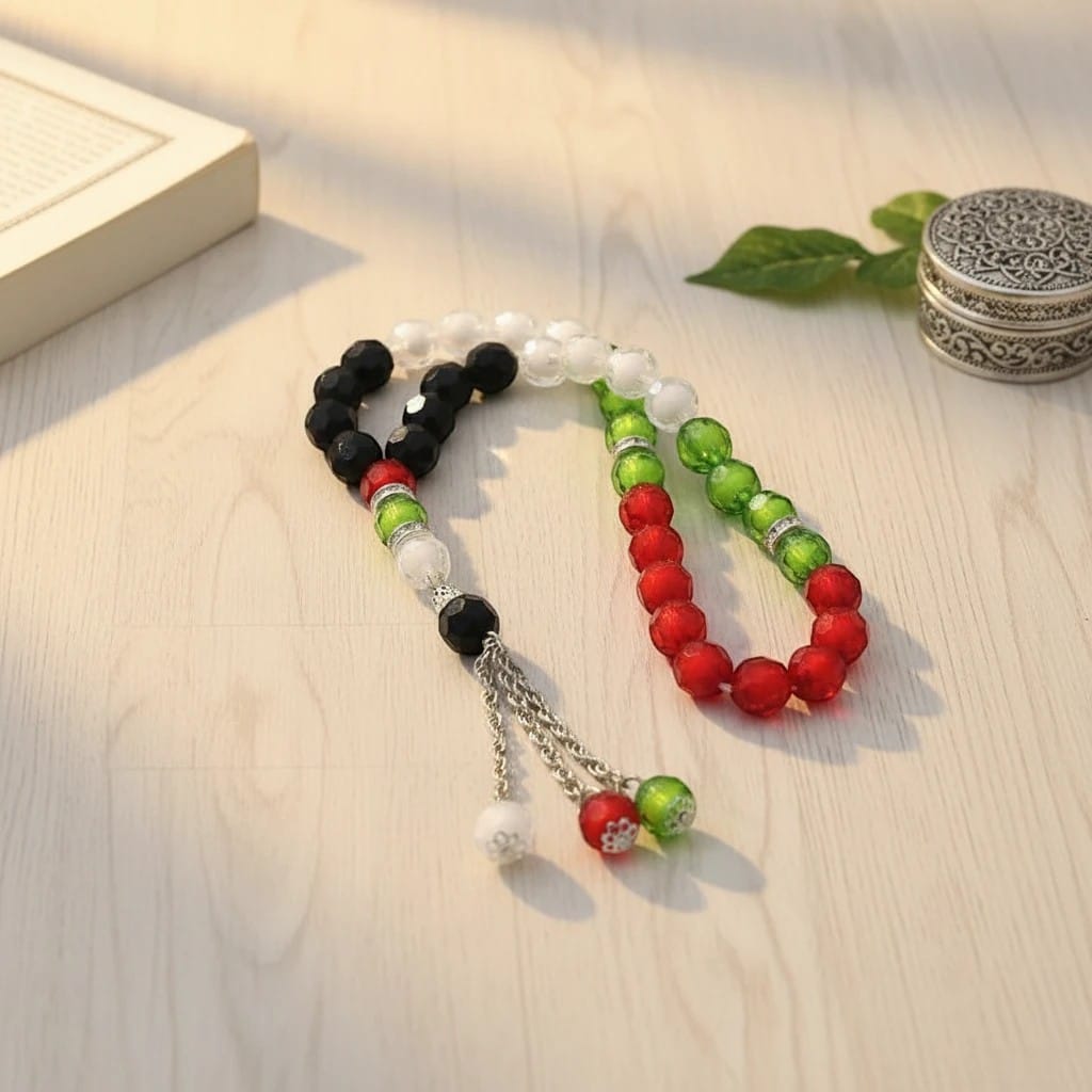 Chapelet Bracelet Musulman Couleur Palestine | SalatNoor