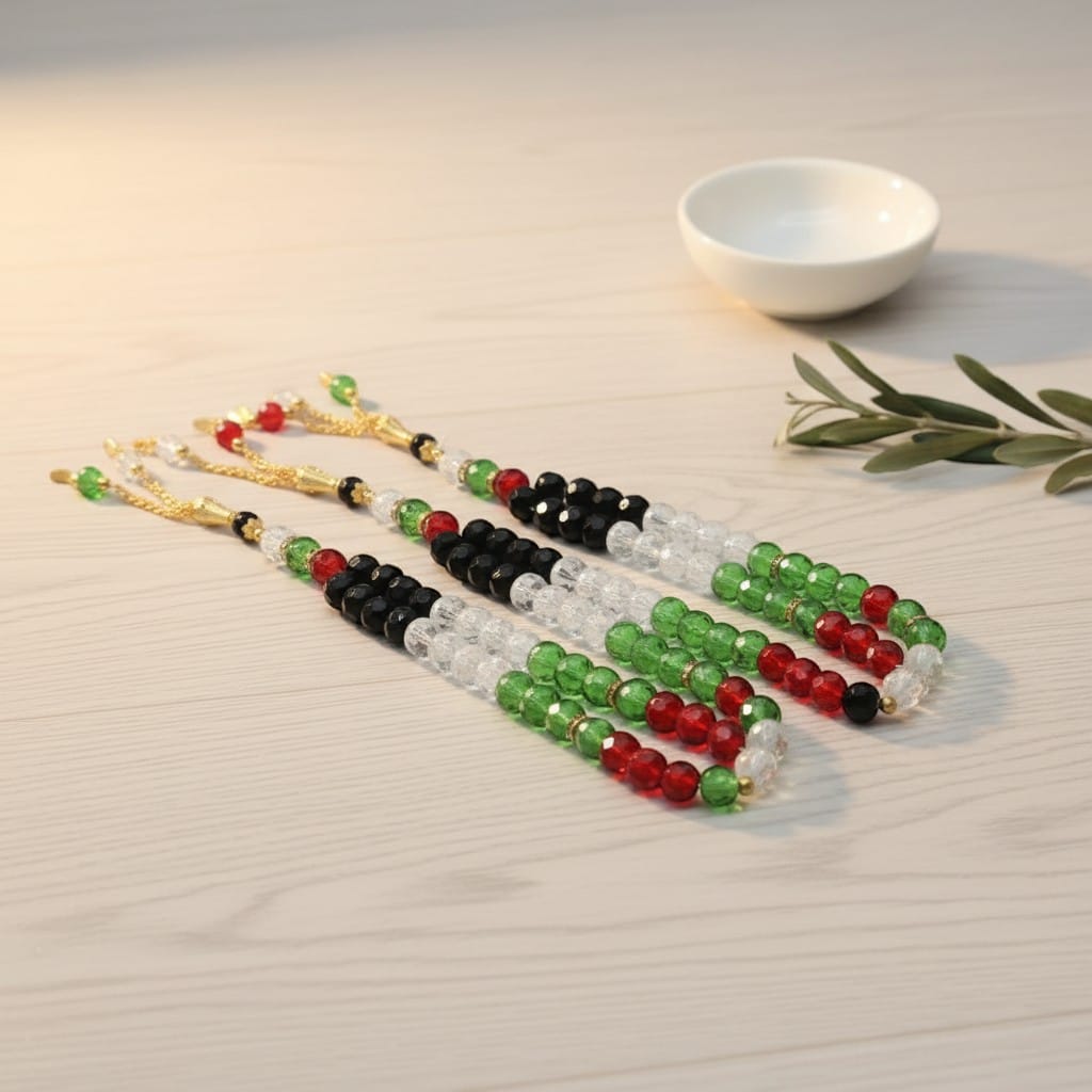Chapelet Bracelet Musulman Couleur Palestine | SalatNoor