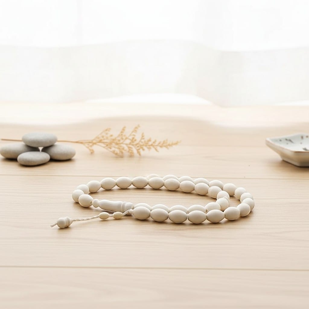 Chapelet Bracelet Musulman Os de Chameau | SalatNoor