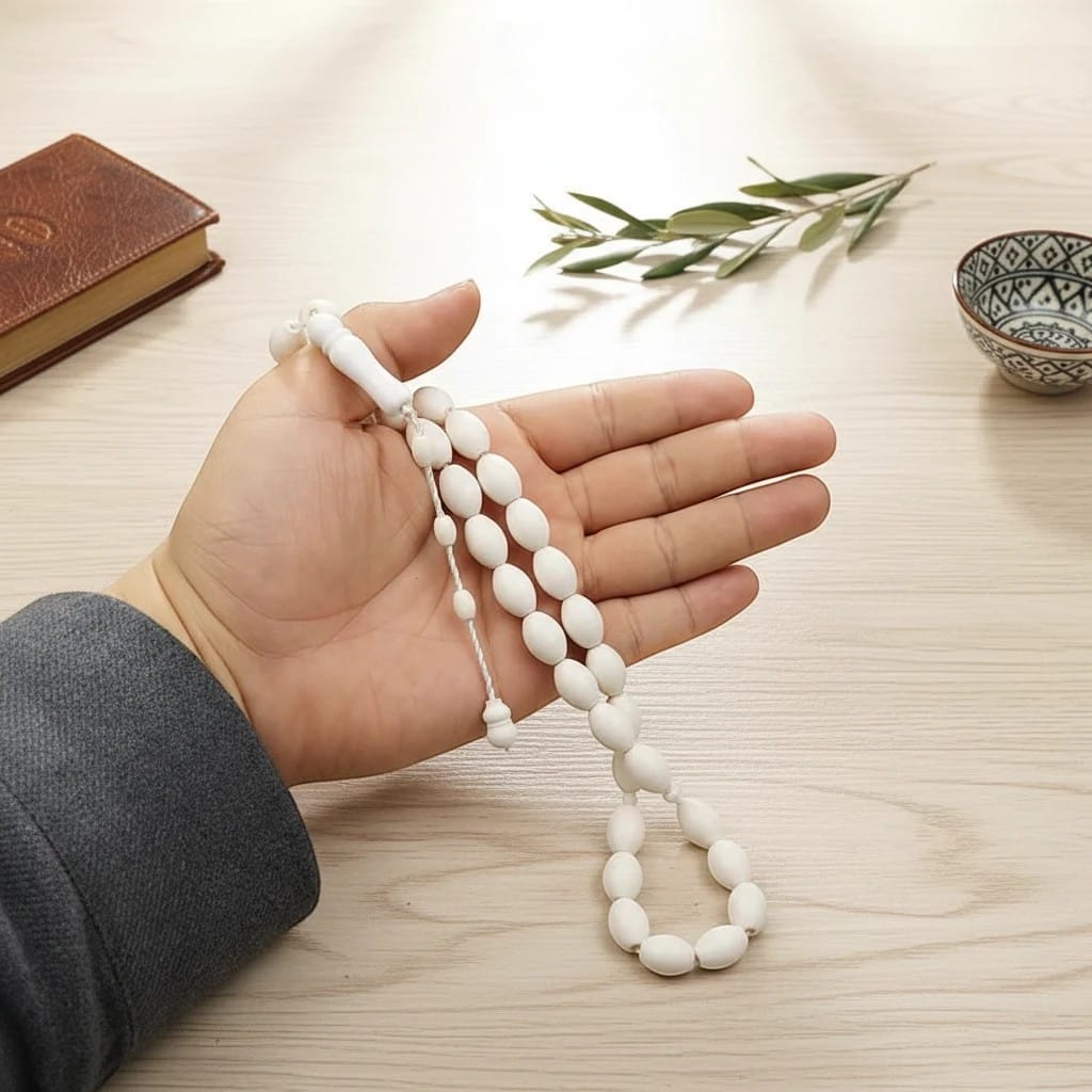Chapelet Bracelet Musulman Os de Chameau | SalatNoor