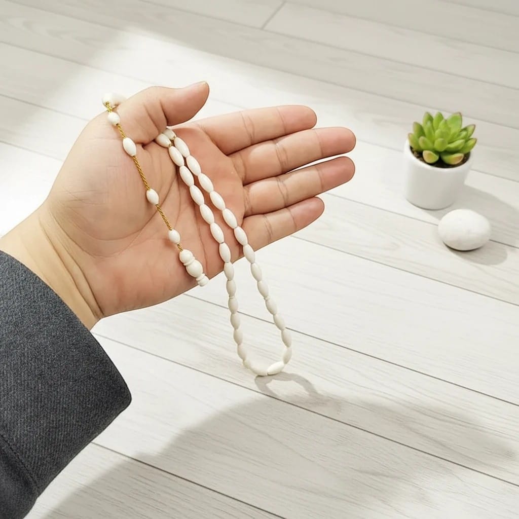 Chapelet Bracelet Musulman Os de Chameau | SalatNoor