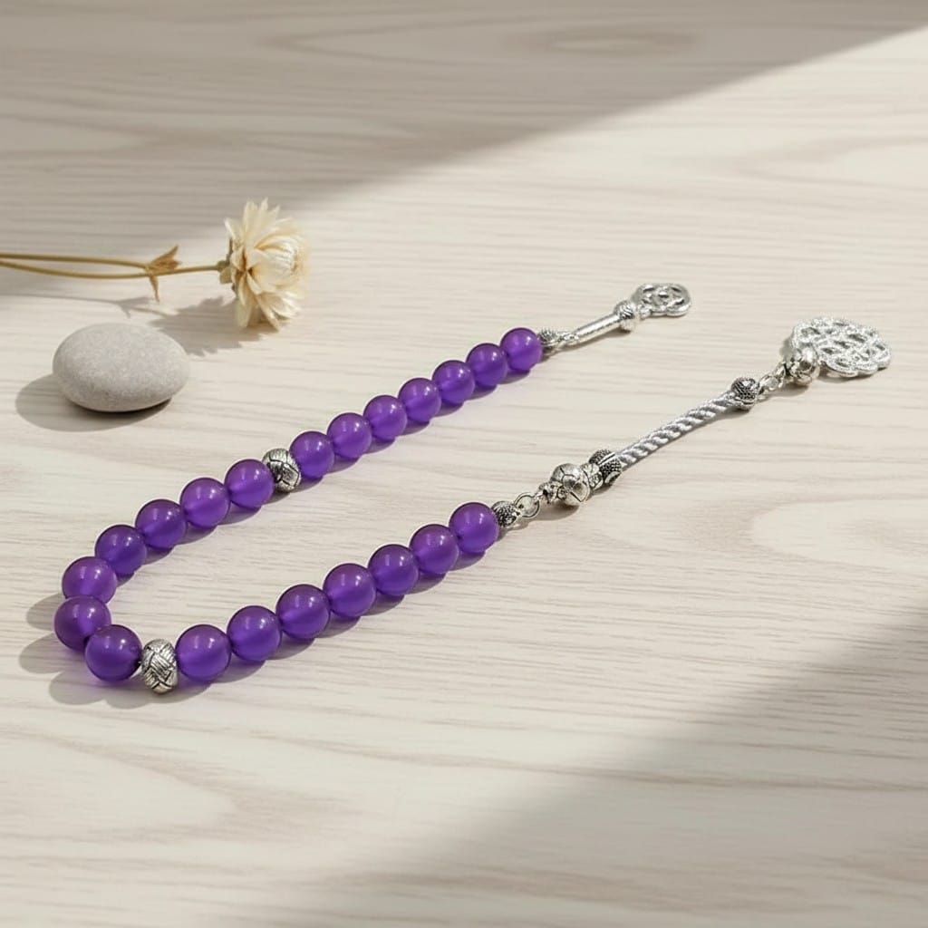 Chapelet Bracelet Musulman Résine 21 Grains | SalatNoor
