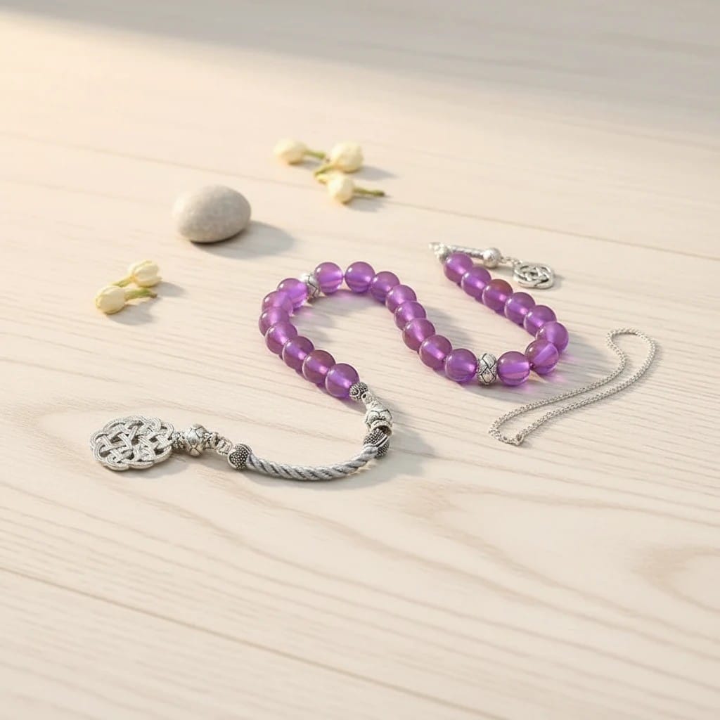 Chapelet Bracelet Musulman Résine 21 Grains | SalatNoor