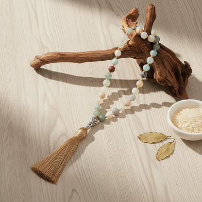 Chapelet Musulman Pierre Amazonite Noué | SalatNoor