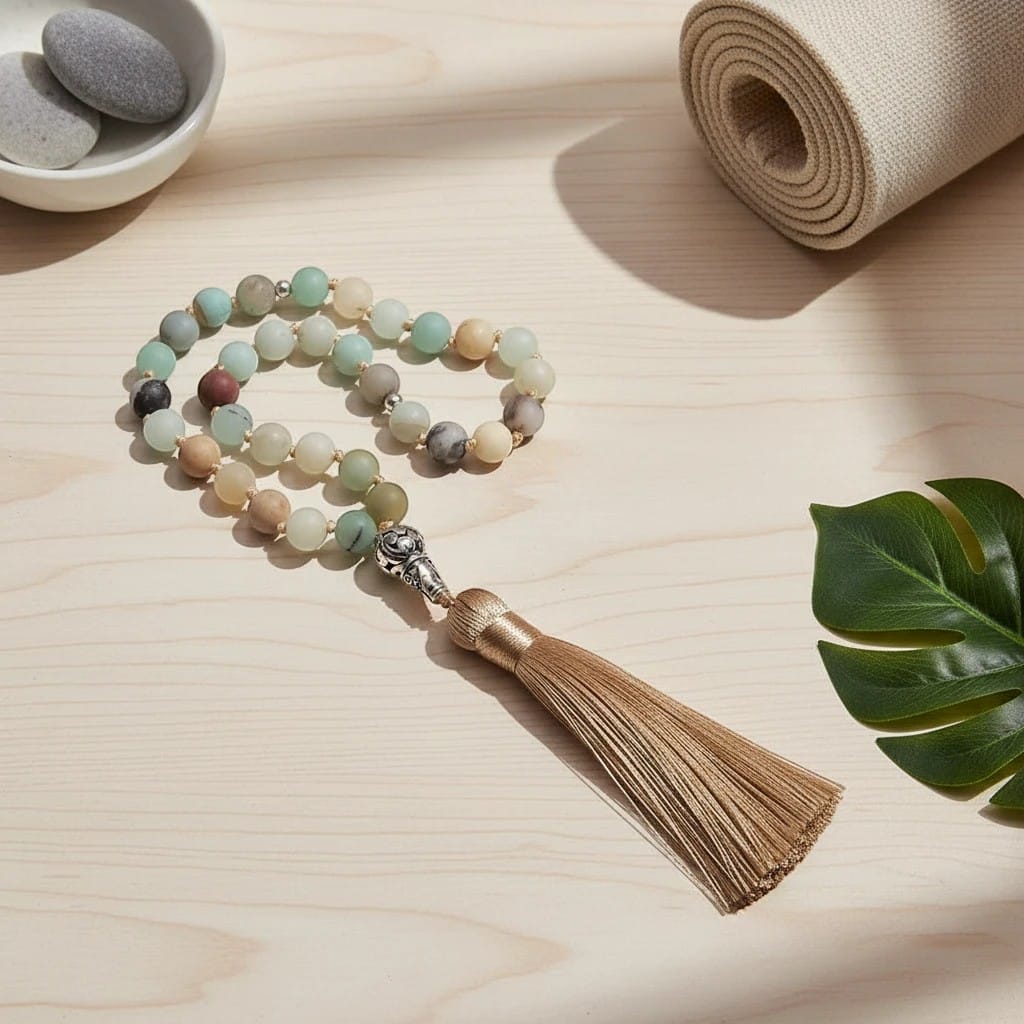 Chapelet Musulman Pierre Amazonite Noué | SalatNoor