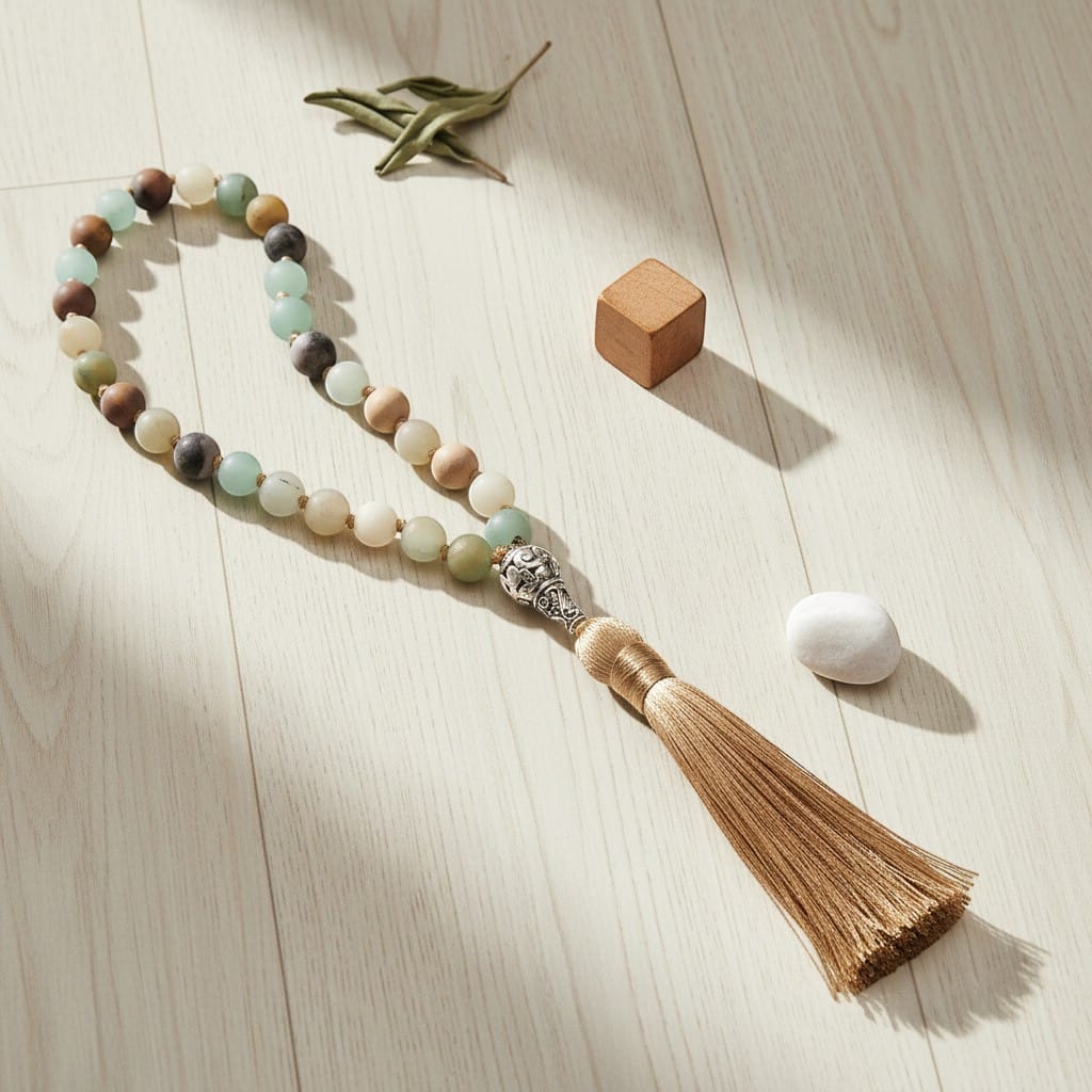 Chapelet Musulman Pierre Amazonite Noué | SalatNoor