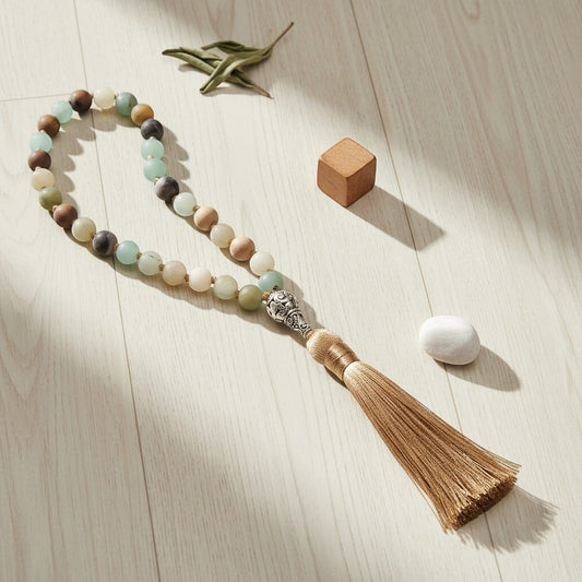 Chapelet Musulman Pierre Amazonite Noué | SalatNoor