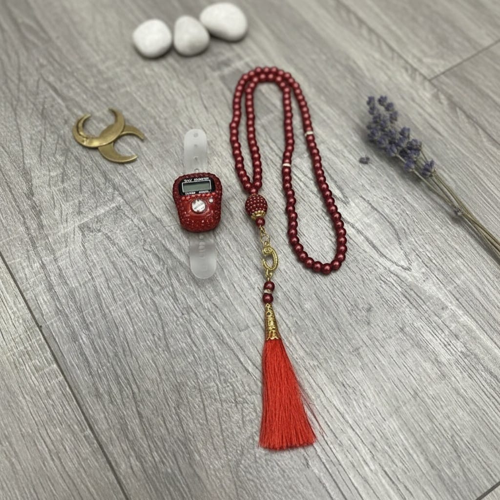 Chapelet Musulman Pierre Compteur 99 Grains | SalatNoor
