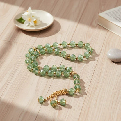 Chapelet Musulman Pierre Cristal 33 Grains | SalatNoor