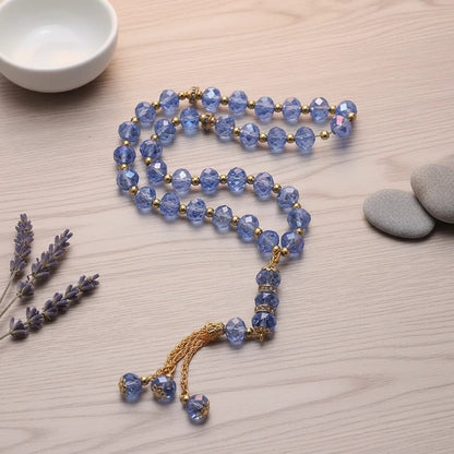 Chapelet Musulman Pierre Cristal 33 Grains | SalatNoor