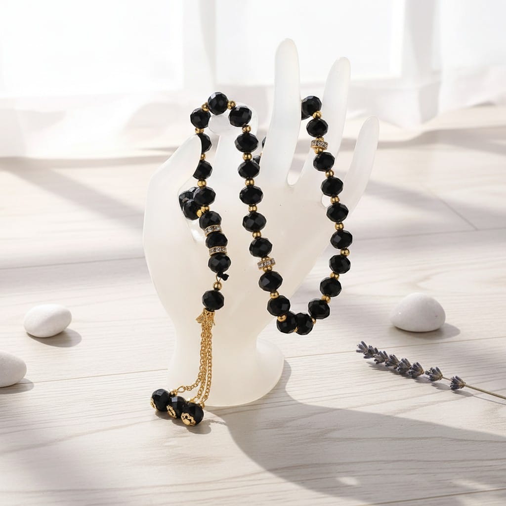 Chapelet Musulman Pierre Cristal 33 Grains | SalatNoor