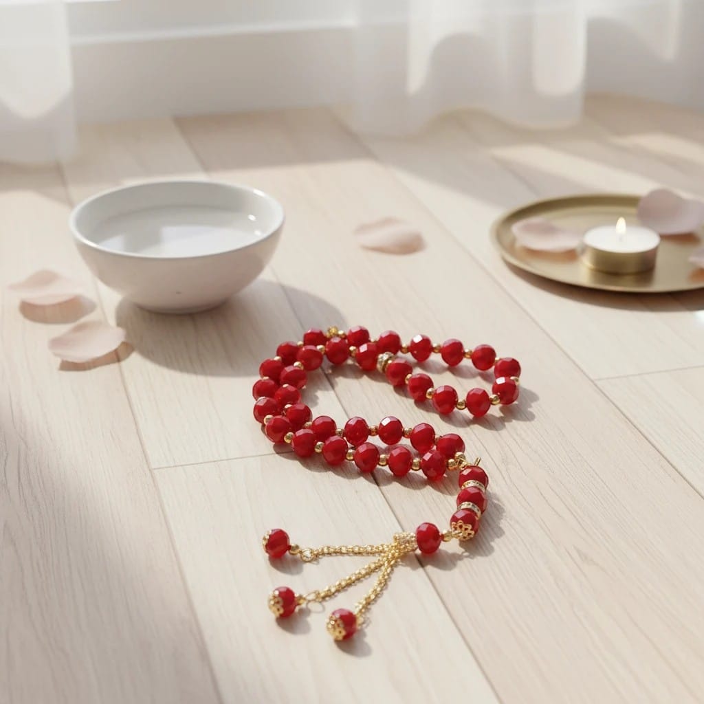 Chapelet Musulman Pierre Cristal 33 Grains | SalatNoor