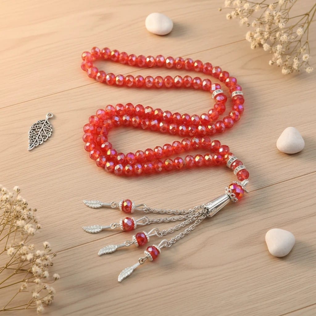 Chapelet Musulman Pierre Cristal 99 Grains | SalatNoor