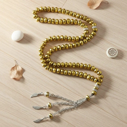 Chapelet Musulman Pierre Cristal 99 Grains | SalatNoor