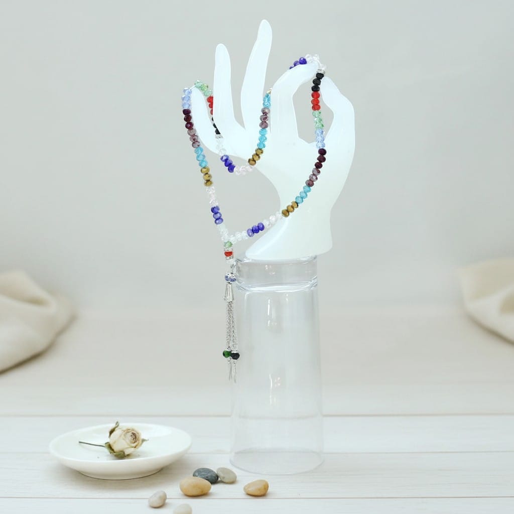 Chapelet Musulman Pierre Cristal 99 Grains | SalatNoor