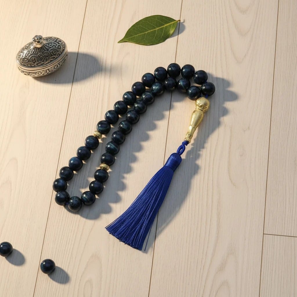 Chapelet Musulman Pierre Cristal Nœud Chinois | SalatNoor