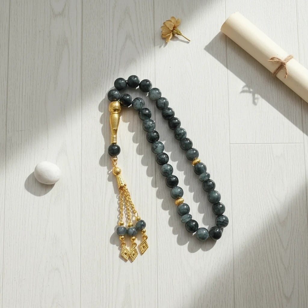 Chapelet Musulman Pierre Cristal | SalatNoor
