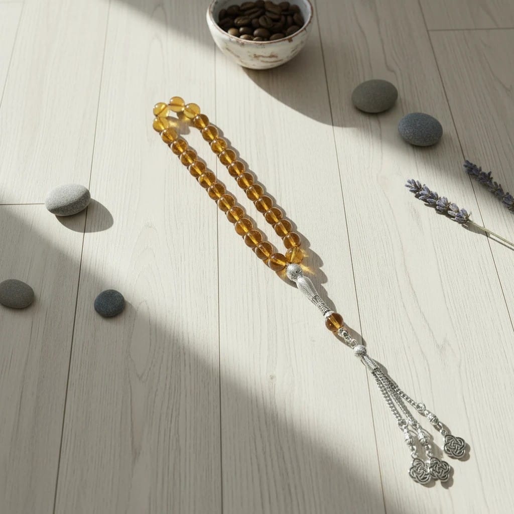 Chapelet Musulman Pierre Cristal | SalatNoor