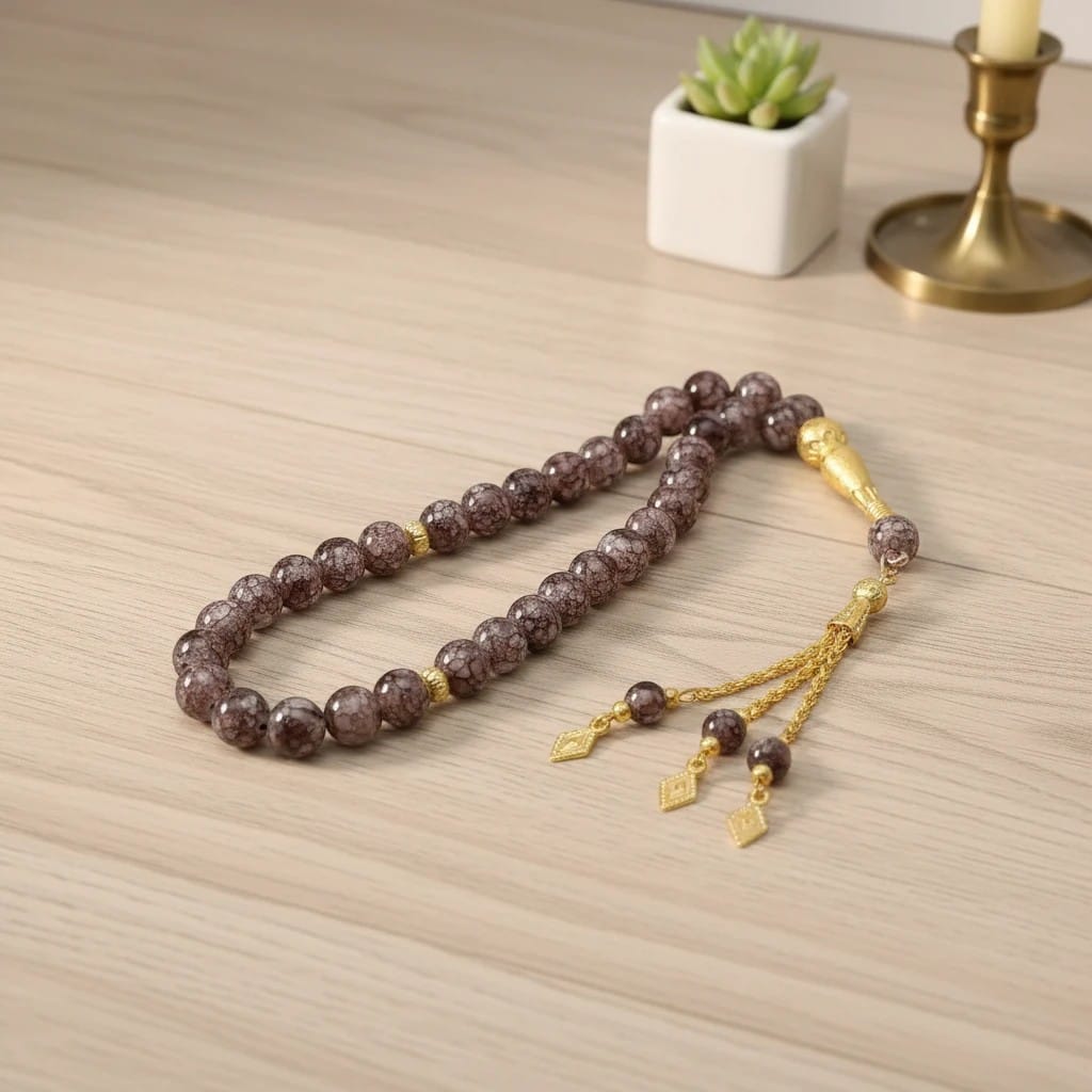 Chapelet Musulman Pierre Cristal | SalatNoor