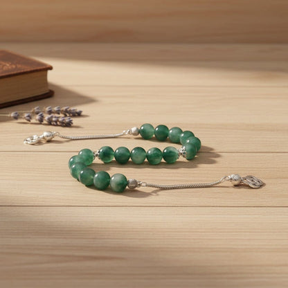 Chapelet Musulman Pierre Jade Naturelle | SalatNoor