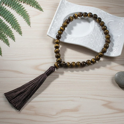 Chapelet Musulman Pierre Œil de Tigre | SalatNoor