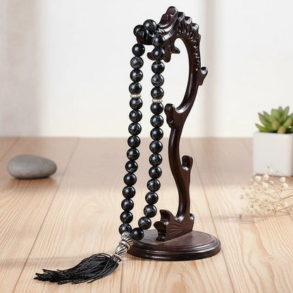 Chapelet Musulman Pierre Turquoise Pompon | SalatNoor