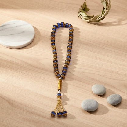 Chapelet Musulman Pierre Verre Oriental | SalatNoor