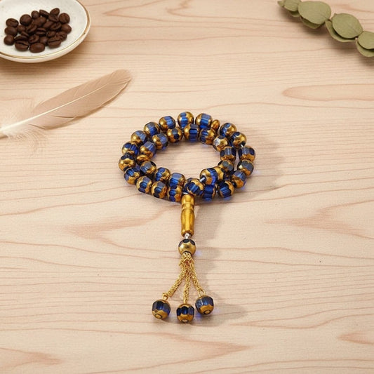 Chapelet Musulman Pierre Verre Oriental | SalatNoor