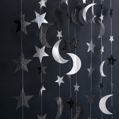 Guirlande Ramadan Papier Lune Étoile | SalatNoor