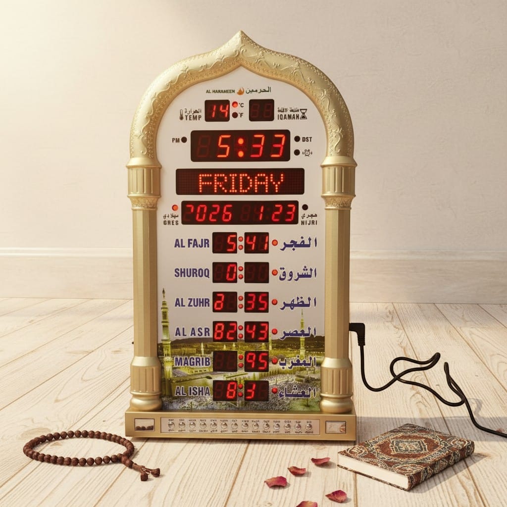 Horloge Islamique - Mosquée | SalatNoor