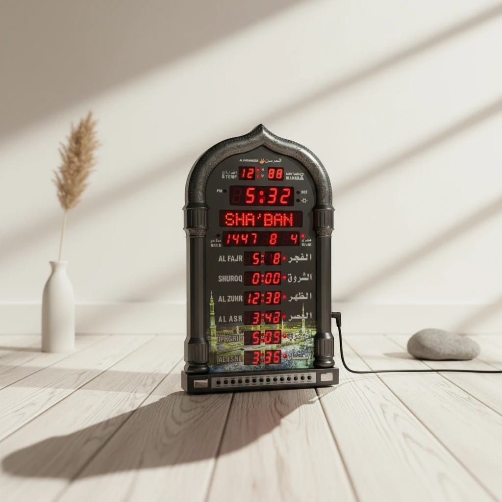 Horloge Islamique - Mosquée | SalatNoor