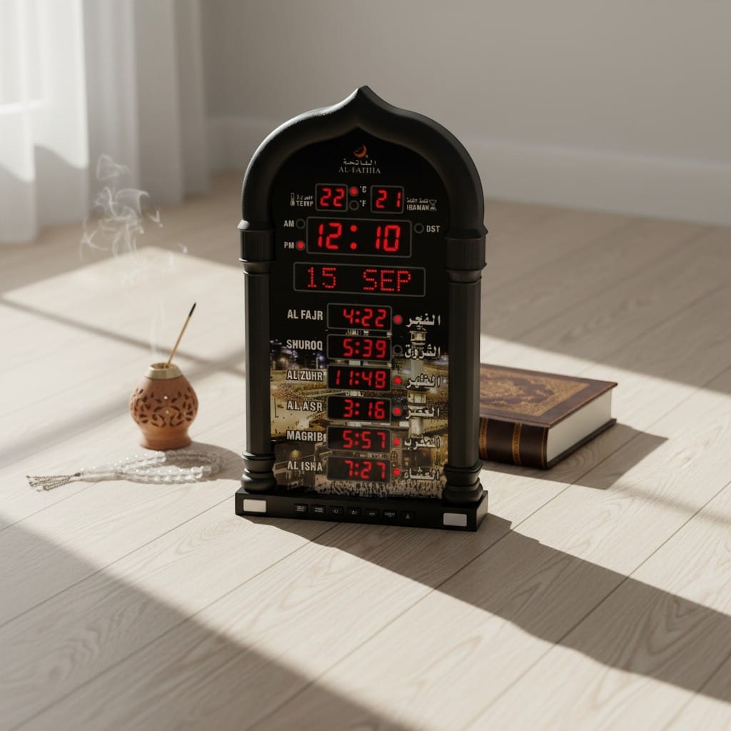 Horloge Islamique Murale LED | SalatNoor