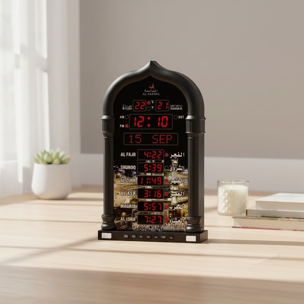 Horloge Islamique Murale LED | SalatNoor