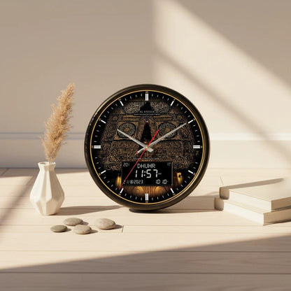 Horloge Islamique Ronde 13 Pouces | SalatNoor