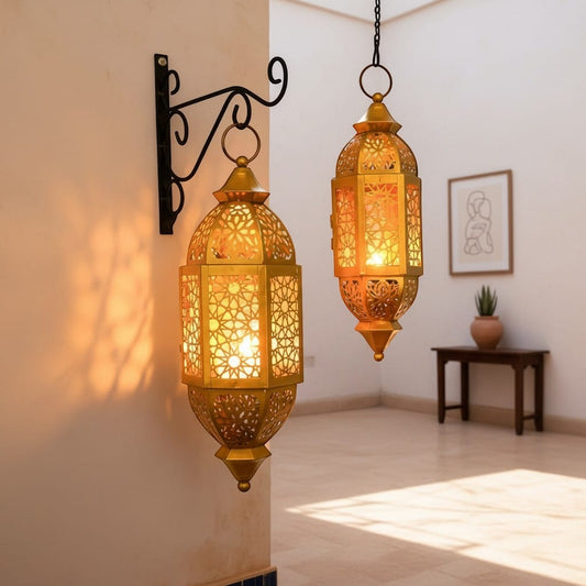 Lanterne Ramadan Marocaine Fer Ajouré | SalatNoor