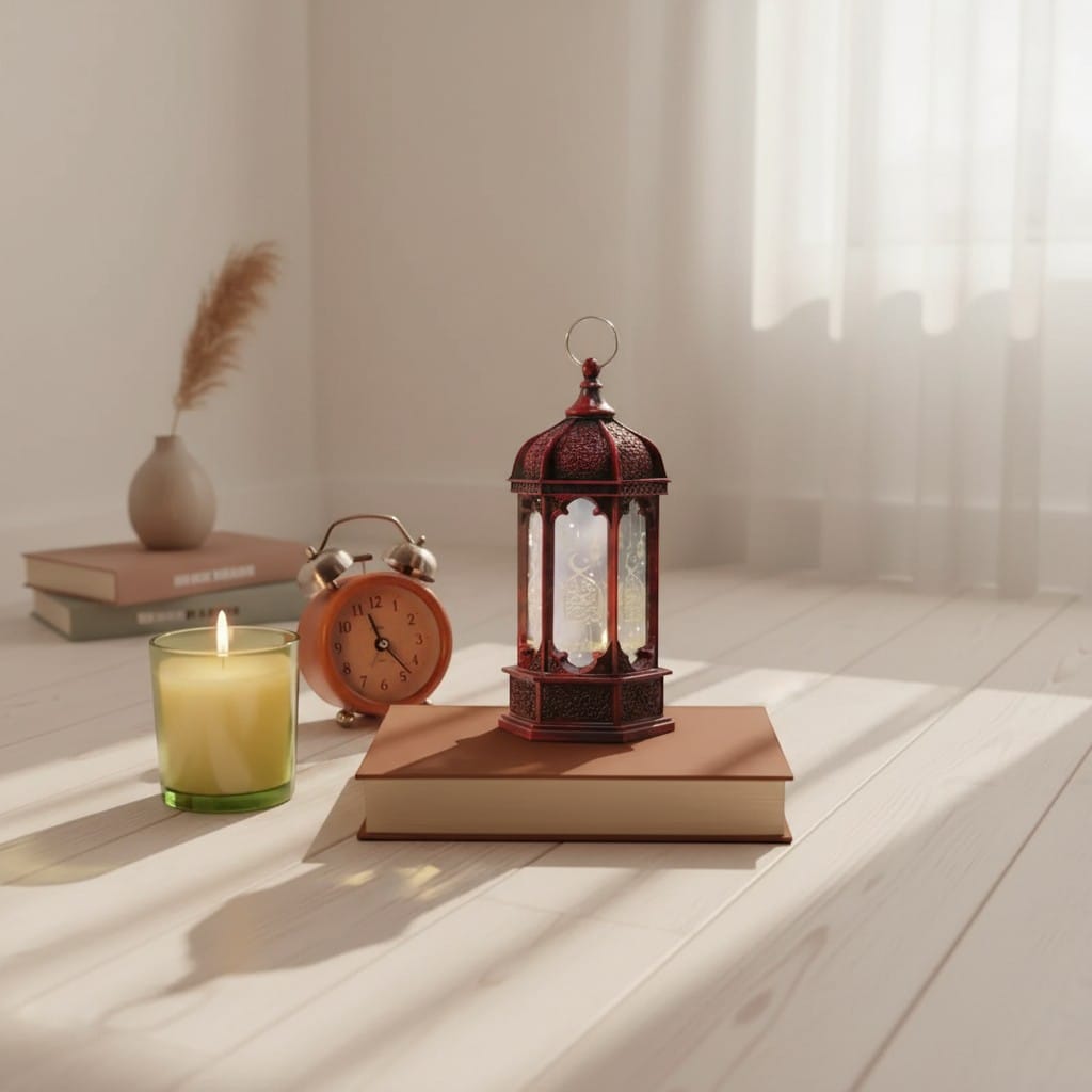 Lanterne Ramadan Marocaine LED Table | SalatNoor