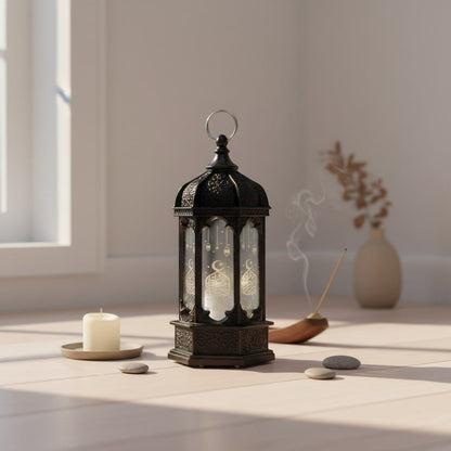Lanterne Ramadan Marocaine LED Table | SalatNoor
